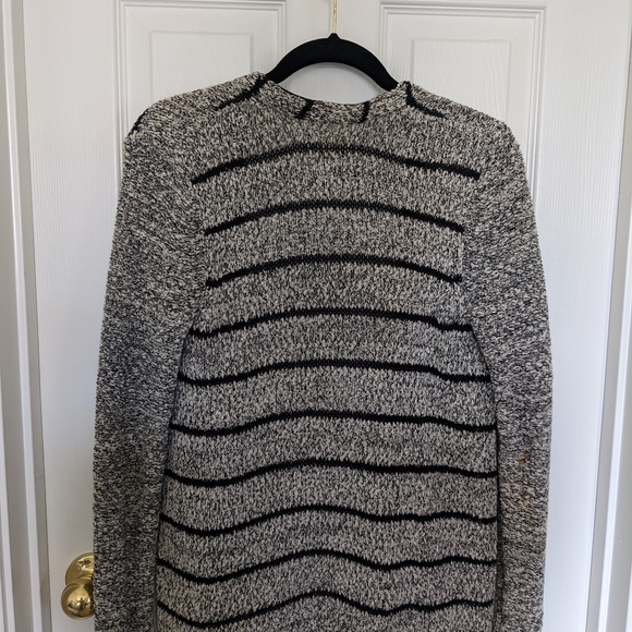 Lou & Grey Open Front Striped Cardigan - Size S - Picture 2 of 5